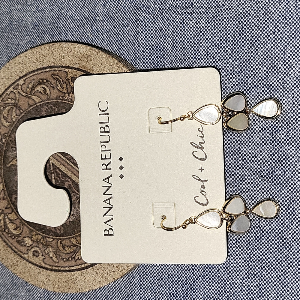 Banana Republic Mother of Pearl Earrings